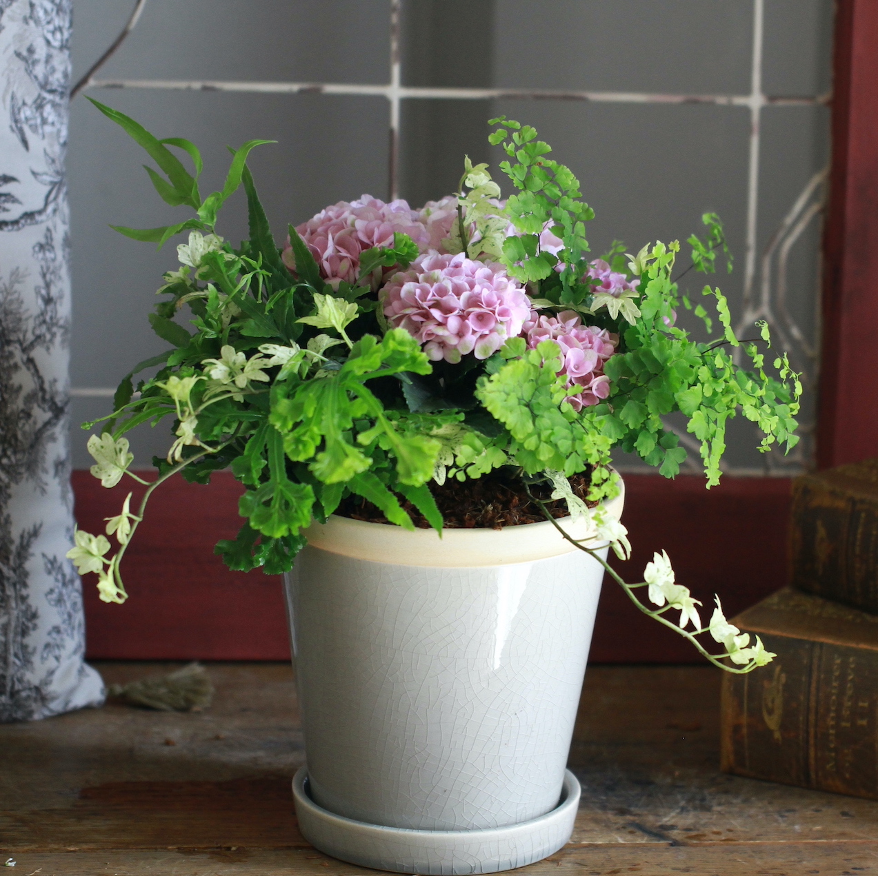 1点もの】紫陽花マジカルレボリューションのブリコラージュフラワー